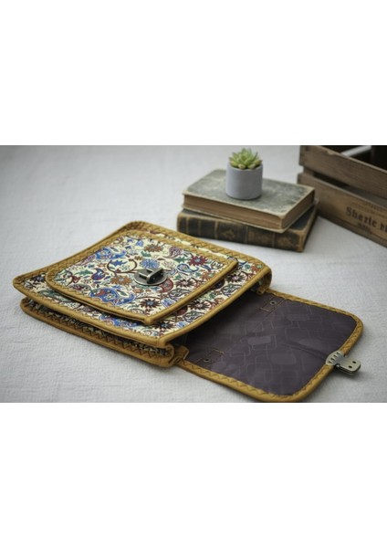 Otantik Mozaik Desen Kadın Çantası fırsatları