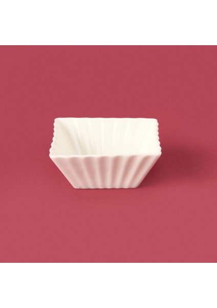 Kare Sütun Sosluk - Beyaz - 7 cm