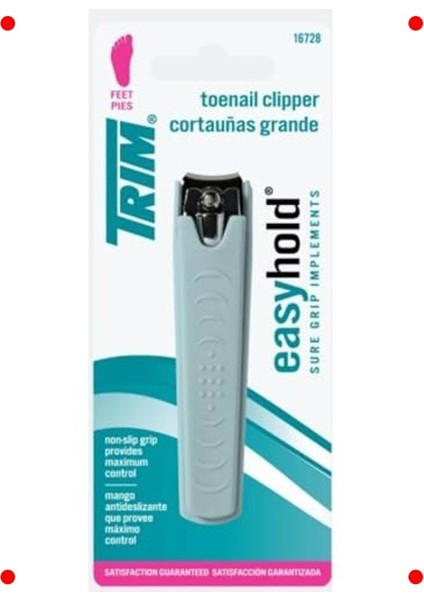 Ergonomik Tutuşlu Ayak Tırnak Makası