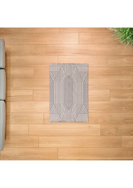 Soft Yalta Kilim - Ekru - 60X90 cm