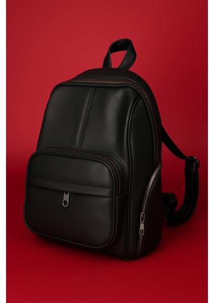 Donna Model Sırt Çantası-Yıkama Suni Deri