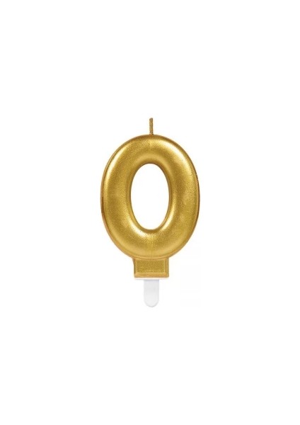 0 Rakam Mum Gold Renk