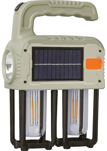 PT-6219 USB Şarjlı Solar El Feneri | Powerbank Özellikli 1000 Lumen fırsatları