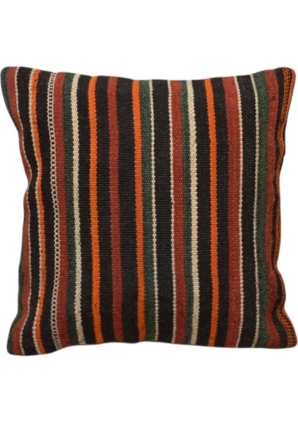 Yeni El Dokuma Dekoratif Kilim Kırlent Yastık Kılıfı 6558