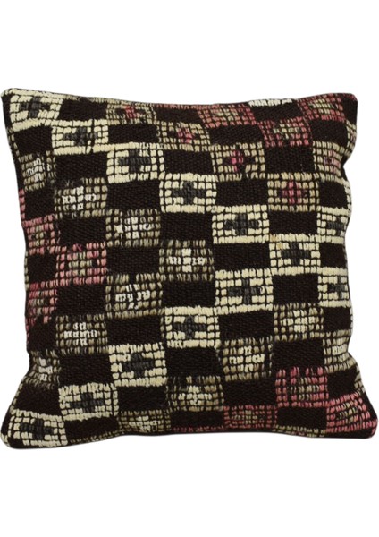 Yeni El Dokuma Dekoratif Kilim Kırlent Yastık Kılıfı 6559