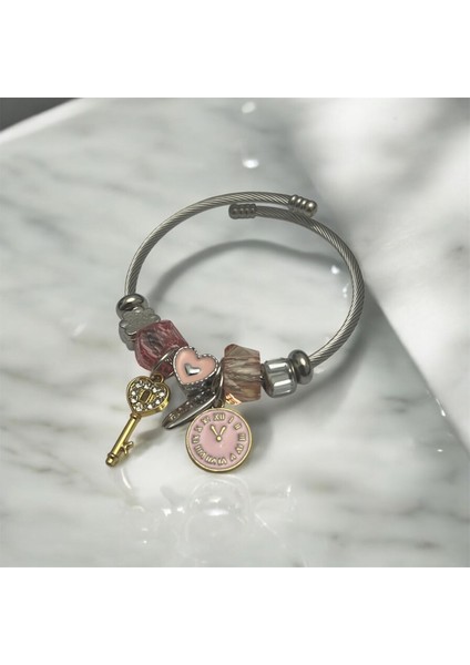 Çelik Charm Bileklik