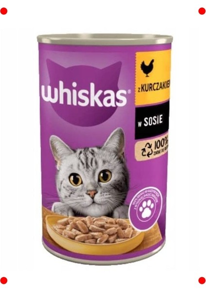 Tavuklu Yetişkin Kedi Konserve Yaş Mama (24 x 400G) fiyatları