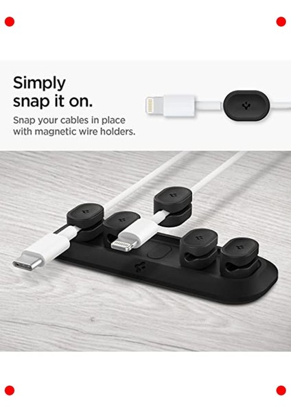 Manyetik Kablo Tutucu - Siyah fiyatları