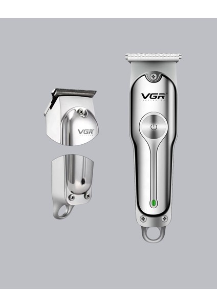 Buğz Profesyonel Gümüş Şarjlı Tıraş Makinesi – 3 Başlık, 120 Dakika Kullanım Süresi, Kompakt ve Hafif Tasarım modelleri