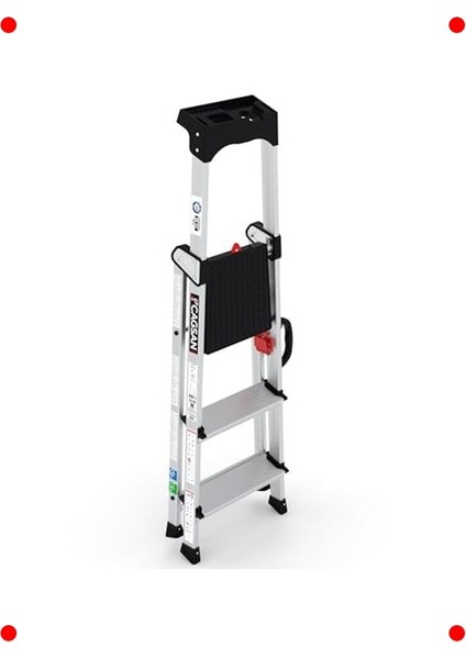 Profesyonel Alüminyum Merdiven (2+1 Basamak) fiyatları