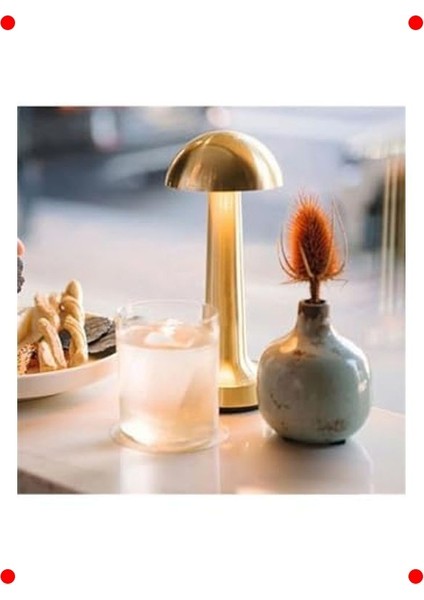 Şarjlı Dekoratif Masa Lambası, 3 Renk, Dimmerli indirimleri