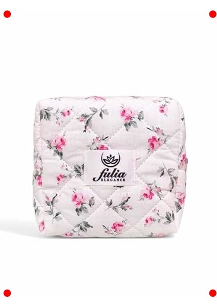 Çok Amaçlı Seyahat Çantası Beyaz-Pembe