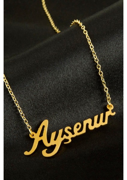 Yzlal Ayşenur Isimli Kolye -Sarı