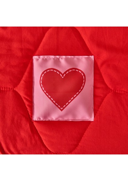 Soft Konfor Çift Kişilik Uyku Seti - Kırmızı / Pembe modelleri