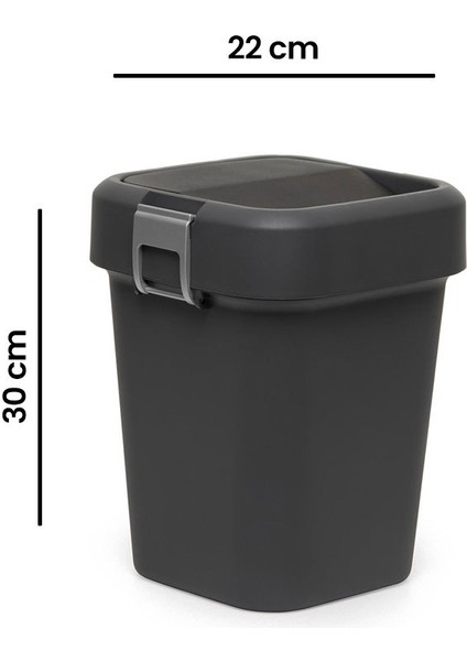 Comfort Dust Bin Siyah Çöp Kovası - 8 Lt fiyatları