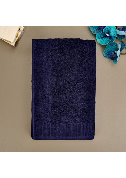 Soft Patte Banyo Havlusu - Lacivert - 70X140 cm