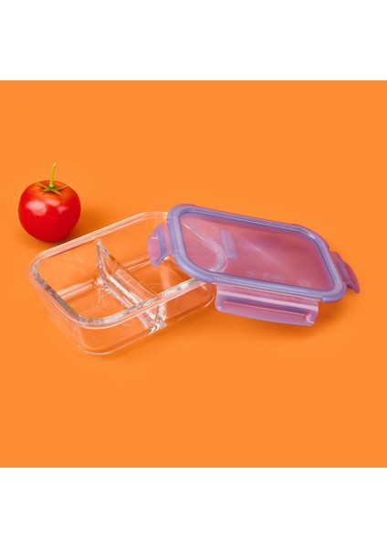 Lockie&lock Saklama Kabı - Şeffaf / Mavi - 600 ml fiyatları