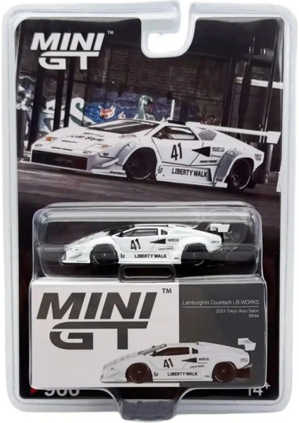 Nessiworld Gt 1/64 Lamborghini Countach Lb-Wornessiworld White 2024 Tokyo Auto Salon - Blister Paket fiyatları