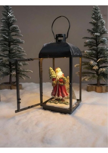 Yılbaşı Sokak Feneri Işıklı 35 cm modelleri