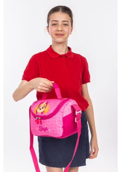 Lisanslı Skye Karakterli Pembe Ilkokul Beslenme Çantası fırsatları