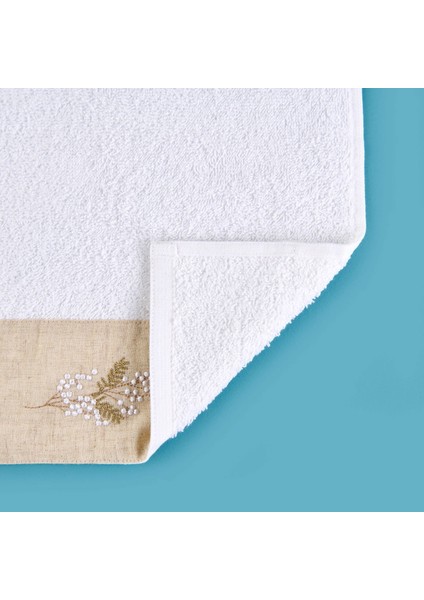 Soft French Cottage Ruva El Havlusu - Ekru - 30X50 cm modelleri