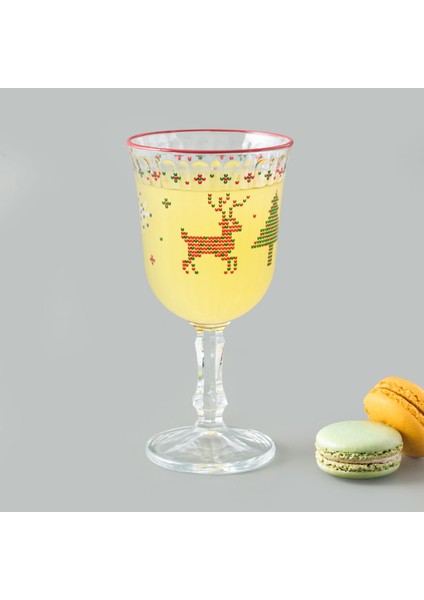 Winter Ornament 4'lü Ayaklı Bardak - Renkli - 120 ml fiyatları