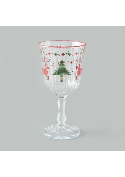 Winter Ornament 4'lü Ayaklı Bardak - Renkli - 120 ml modelleri