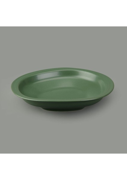 Kitchen Bloom Çukur Yemek Tabağı - Yeşil - 23 cm fiyatları