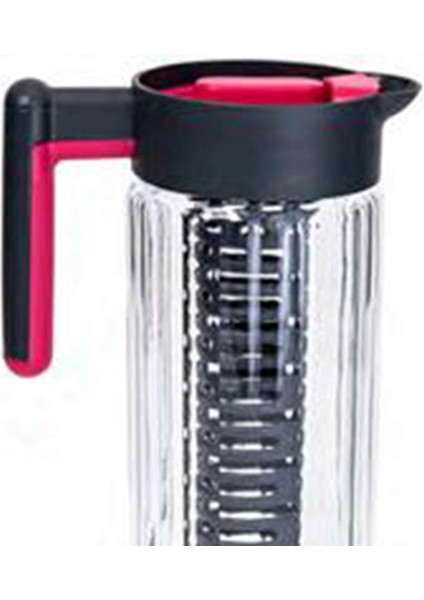 Çizgili Süzgeçli Detoks Sürahi - 1430 ml - Asorti fiyatları