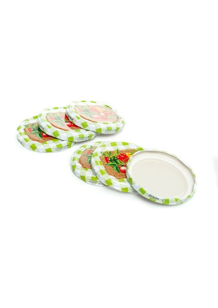 10'lu Kavanoz Kapağı - 8,2 cm - Asorti