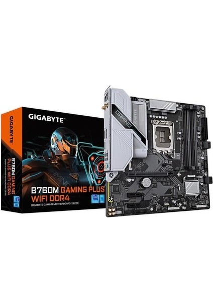 Gıgabyte B760M Gamıng Plus Wıfı6 Ddr4 Hdmı-Dp Pcıe 4.0 1700P Matx