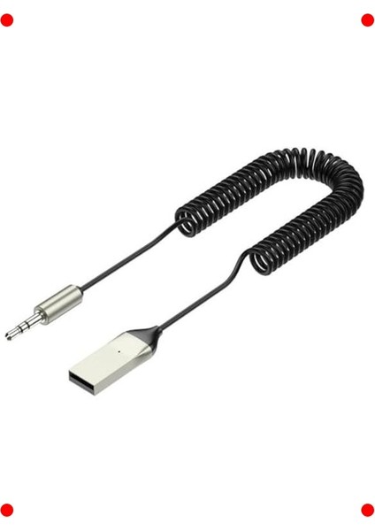 Mikrofonlu Kablosuz Araç Aux Ses Adaptörü