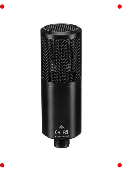 USB Kardioid Kondenser Mikrofon - Siyah indirimleri