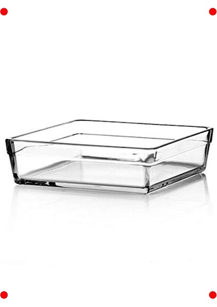 Tekli Cam Fırın Tepsisi 2400 cc - Hediye Kutulu