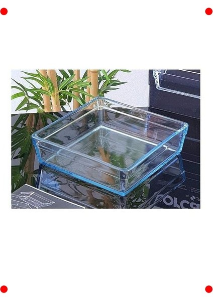 Tekli Cam Fırın Tepsisi 2400 cc - Hediye Kutulu fiyatları