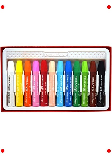 12 Renk Pastel Boya Seti modelleri