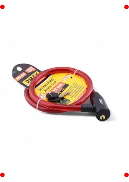 Güvenlik Amaçlı Çelik Halatlı Asma Kilit - 80 cm modelleri