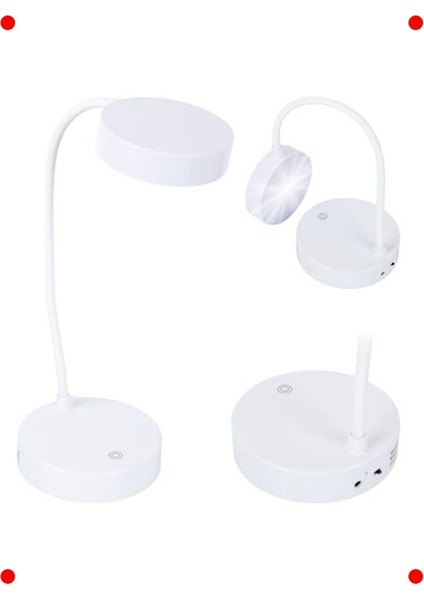 Şarjlı 20 Led'li Esnek Masa Lambası 3 Modlu