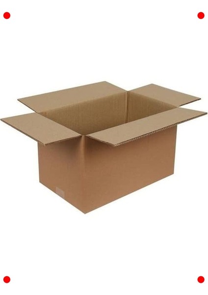 Büyük Çift Oluklu Boş Koli, 10'lu Set