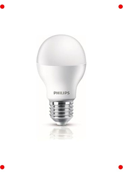 Parlak Beyaz LED Ampul E27 | 60W Eşdeğer