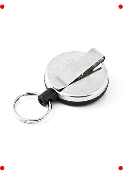 Uzatılabilir Makara Anahtarlık, Siyah Vinil fiyatları