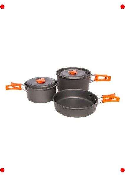 Alüminyum Hafif Kamp Tencere Seti