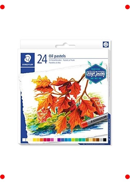 24'lü Yağlı Pastel Boya Seti - Canlı Renkler