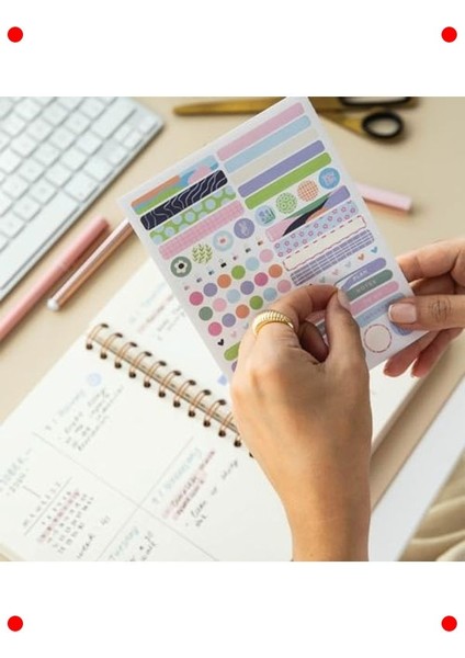 A5 Sert Kapaklı Keten Noktalı Not Defteri - Bordo modelleri