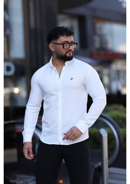 Business Class Klasik Yaka Kolay Ütülenebilir Gömlek
