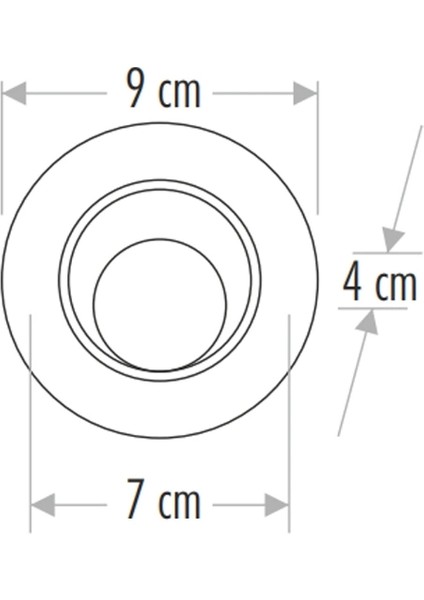 Buğz Cata Ct 5204 LED Spot 7W 3200K Gün Işığı fiyatları