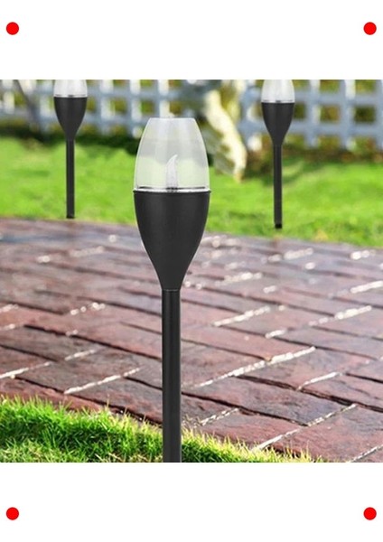 2 Adet Güneş Enerjili Titreyen Mum Efektli Bahçe Işığı fırsatları