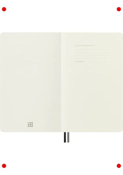 Genişletilmiş Yumuşak Kapak Defter - Siyah, Çizgisiz fırsatları