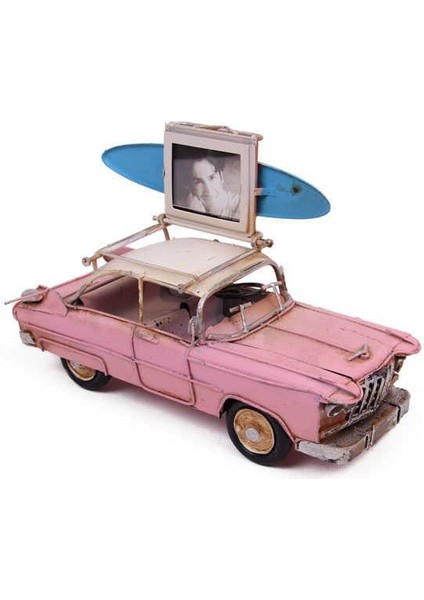 Dekoratif Metal Araba Çerçeveli Vintage Biblo Hediyelik fırsatları