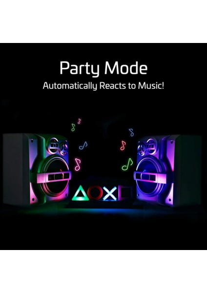 Yeni Ses Kontrolü Oyun Simge Işık Için Ps4-Ps5 Playstation Oyuncu Ticari Renkli Aydınlatma indirimleri